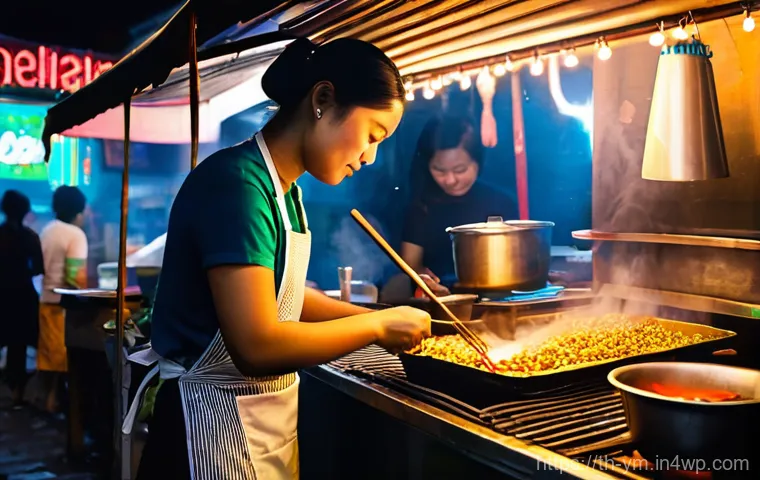 커뮤니티 식사에서의 대화 주제 제안 - **Prompt 1: Serene Cafe Morning in Bangkok**
    A stylish young woman, in her early twenties, is en...